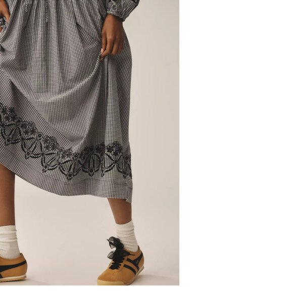 Anthropologie Damson Madder Keeley Midi Skirt size 2 new nwt black color - Picture 4 of 9